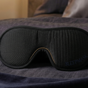 3D Contoured Blackout Sleep Mask – Soft & Breathable